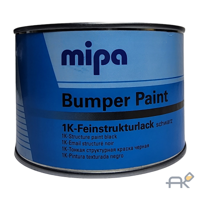 Краска бамперная MIPA 0.5л чёр (структурная)